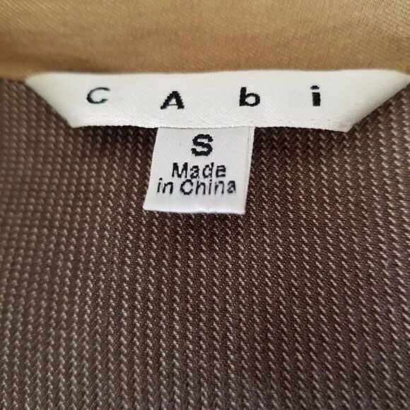 Cabi treasure hunter pea coat khaki 840 - Picture 8 of 9
